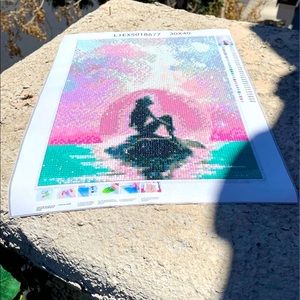 COMPLETED Diamond Painting Little Mermaid